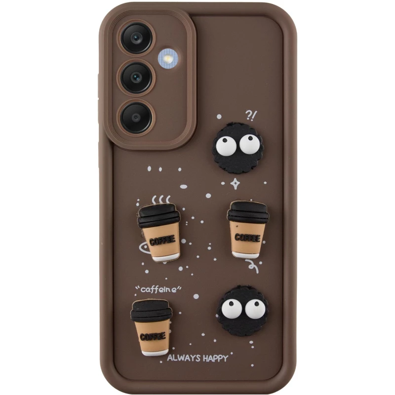 

Чехол TPU Toys Case для Samsung Galaxy A55 (Brown / Always Happy)