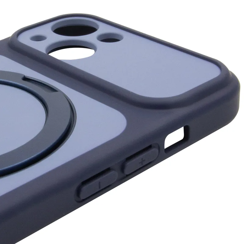 Чехол Ummi Full Camera with Magnetic Fit HQ Ring для Apple iPhone 13 (6.1") – Синий / Navy Blue. Фото 7 из 7