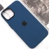 Чохол Silicone Case з металевими кнопками на Apple iPhone 12 Pro Max (6.7") – Синій / StromBlue. Фото 8 з 9