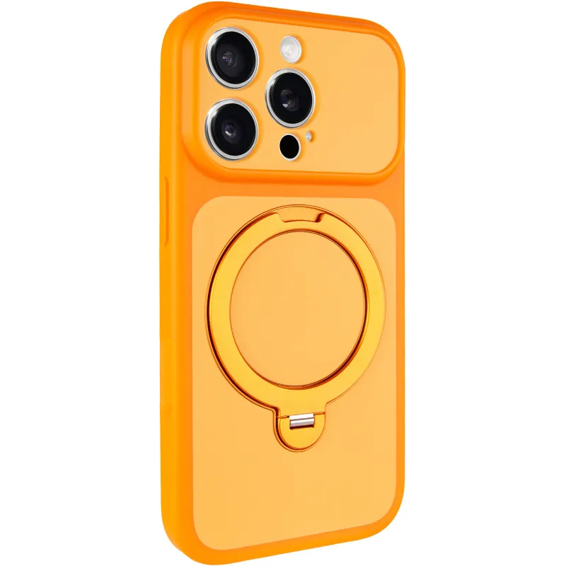 Чехол Ummi Full Camera with Magnetic Fit HQ Ring для Apple iPhone 16 Pro Max – Orange. Фото 2 из 8