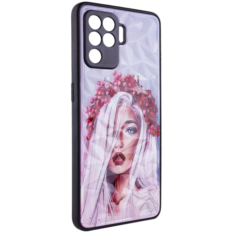

Скляний чохол Prisma Ladies на Oppo Reno 5 Lite (Ukrainian Girl)
