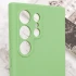Чохол Silicone Case Lakshmi Premium із закритою камерою для Samsung Galaxy S24 Ultra – М'ятний / Mint. Фото 9 з 9