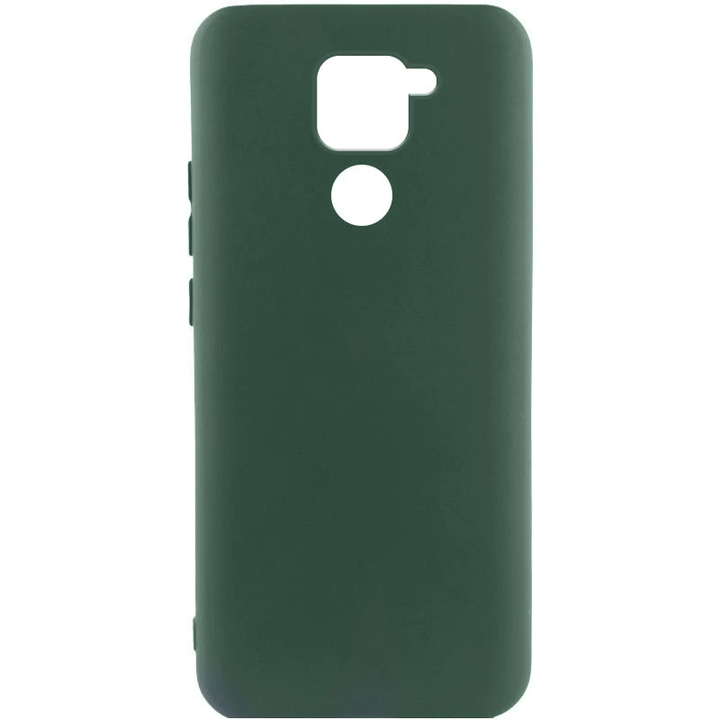Чехол Silicone Case Lakshmi Elit для Xiaomi Redmi Note 9 / Redmi 10X – Зеленый / Dark green. Фото 1 из 1