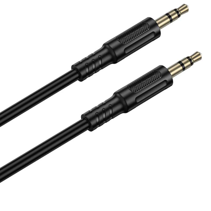 Аудио кабель Aux Borofone BL25 Nice (1m) – Black. Фото 5 из 12