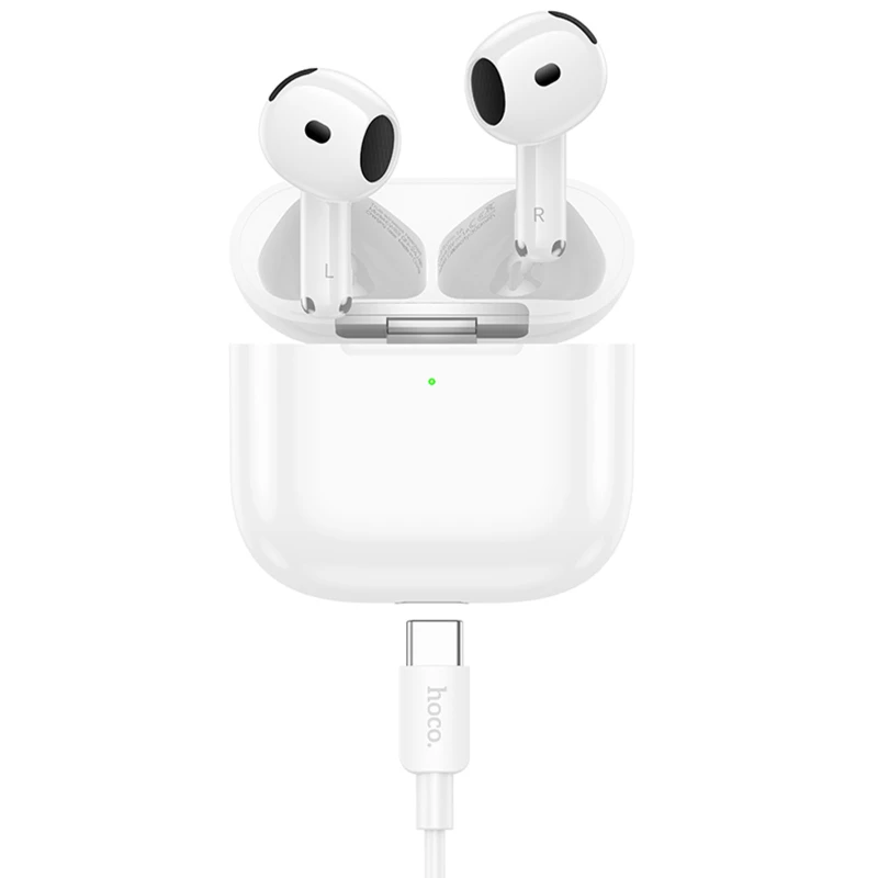 Бездротові TWS навушники Hoco EW95 – White. Фото 7 з 7