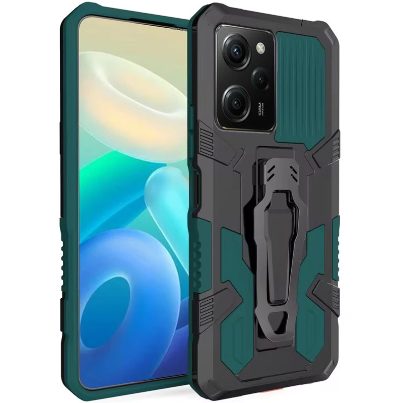 

Протиударний чохол Defender Clip на Xiaomi Poco X5 Pro 5G (Green)