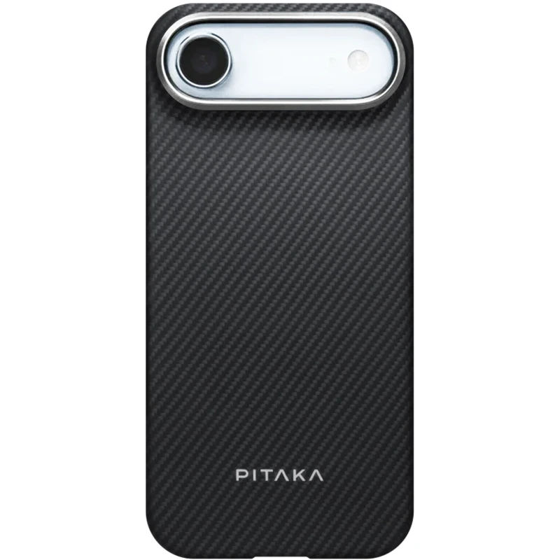 Чехол PC PITAKA with MagSafe для Apple iPhone 17 Air (6.5") – Black / Grey. Фото 6 з 6