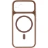 Чохол TPU GETMAN Moon Clear with MagSafe для Apple iPhone 12 Pro Max (6.7") – Brown. Фото 3 з 5