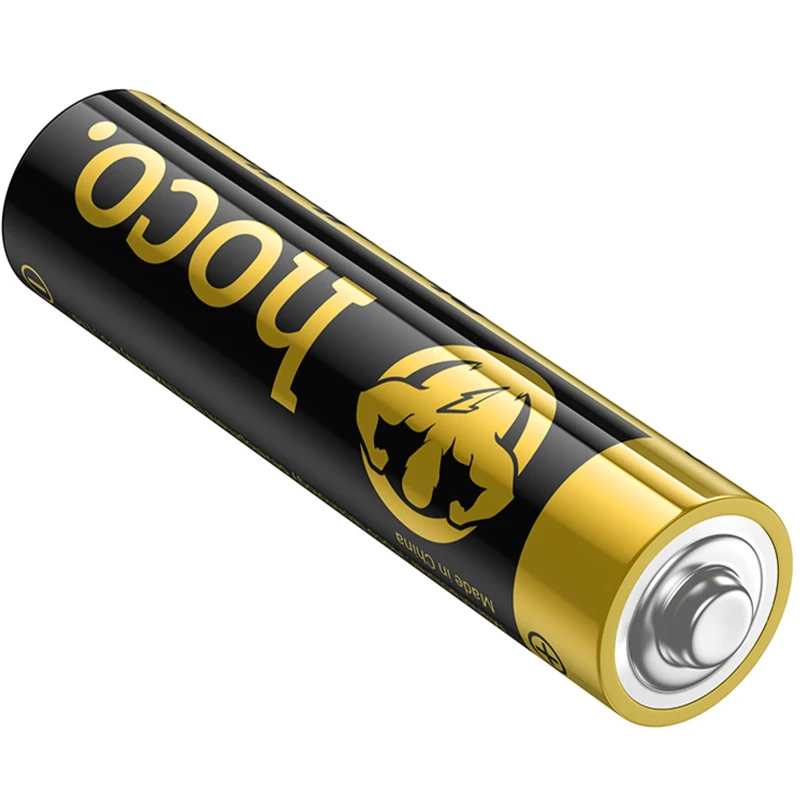 Батарейки Hoco JA2A AAA (LR03) Alkaline 2 pcs – Black. Фото 3 из 5