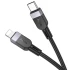 Дата кабель Hoco X109 Energy silicone Type-C to Lightning (3m) – Black. Фото 3 из 5
