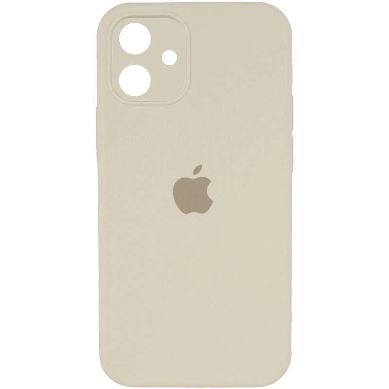 Чохол Silicone Case Square з захистом камери на Apple iPhone 11 (6.1") – Бежевий / Antigue White. Фото 1 з 1