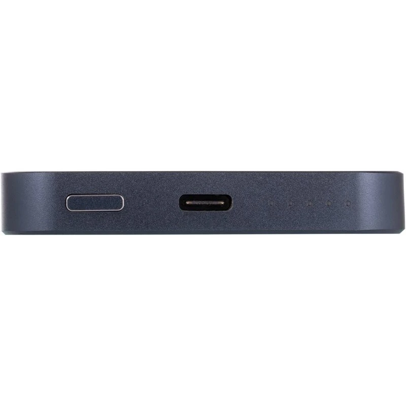 Портативний ЗП Power Bank Gelius Nexus Magnetic Wireless Charge GP-PBW100i 15W з БЗП 5000 mAh – Dark Blue. Фото 7 з 7