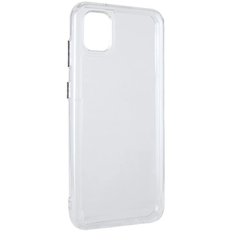 

TPU+PC чехол с металлическими кнопками на Samsung Galaxy A05 (Прозрачный), Прозорий