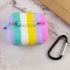 Силіконовий футляр Colorfull для навушників AirPods Pro – Темно-рожевий / Бузковий. Фото 4 з 4