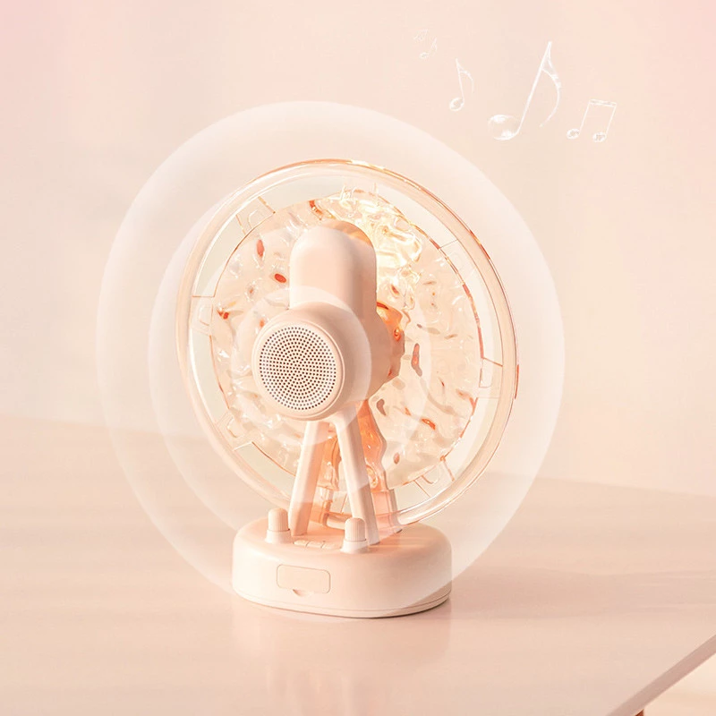 Проектор-нічник ZAY-L07 Sky Wheel 2in1 + Bluetooth колонка – Pink. Фото 5 з 8