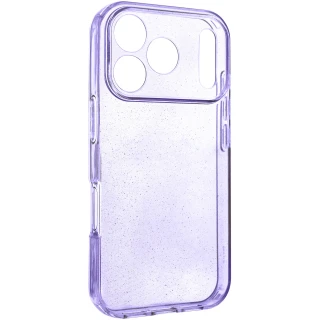 Блестящий силиконовый чехол на Apple iPhone 17 Pro Max (6.9") — Purple