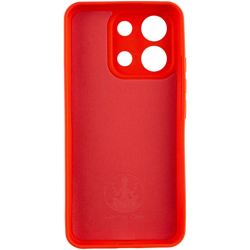 Чохол Silicone Case Lakshmi Plus з закритою камерою на Xiaomi Redmi Note 14S – Червоний / Red. Фото 2 з 3