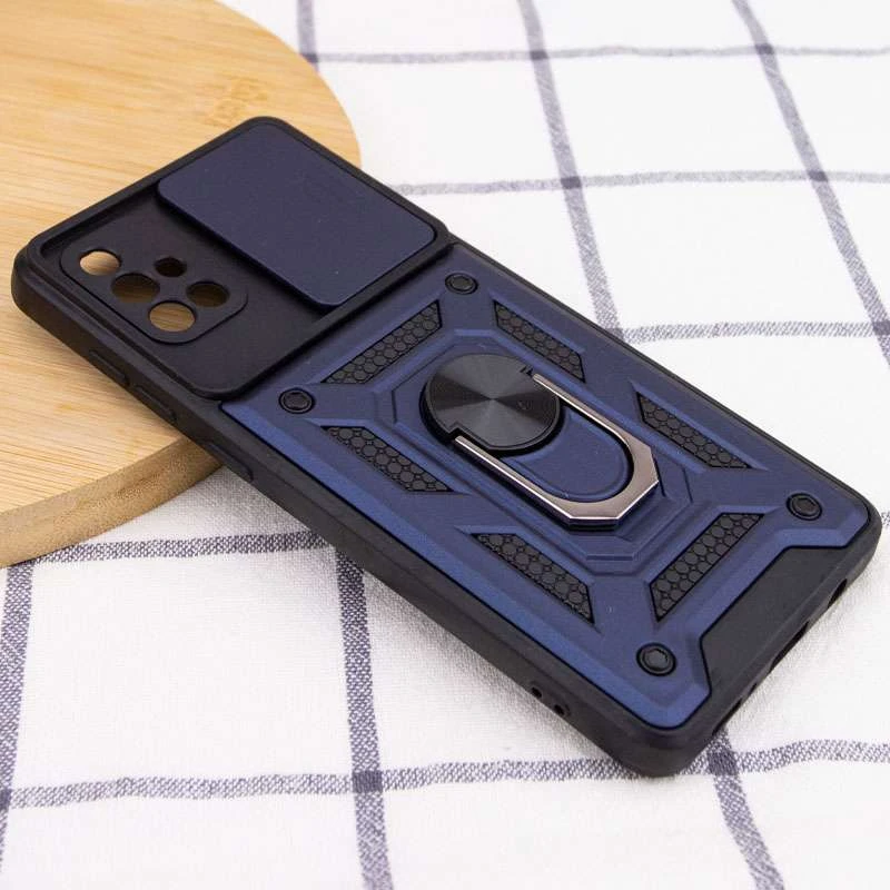 Протиударний чохол Serge Ring з захистом камери на Samsung Galaxy A71 – Синій. Фото 4 з 5