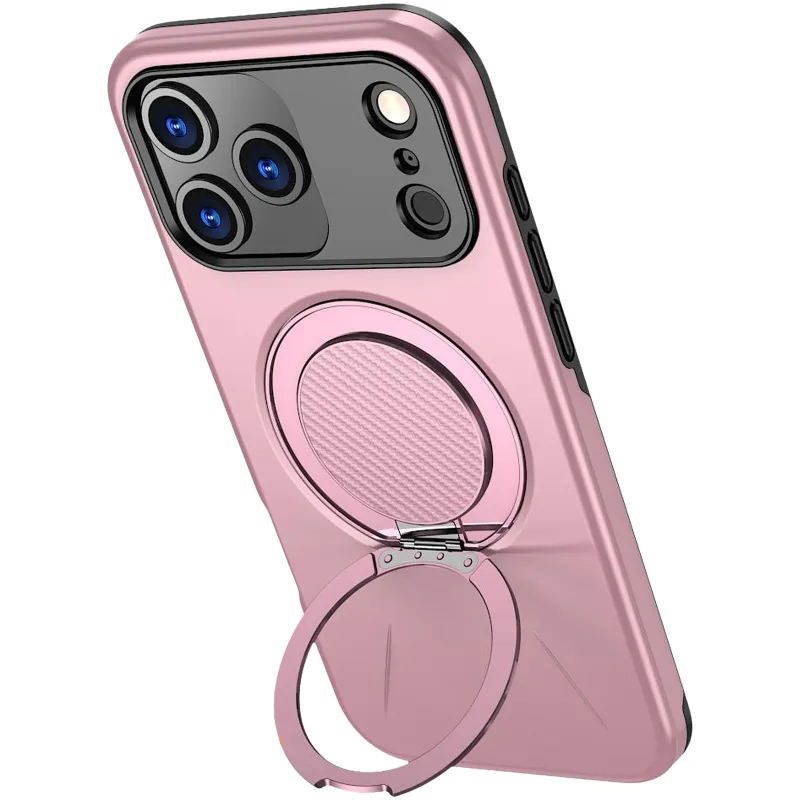 TPU+PC чохол Kalebol Magnetic Case для Apple iPhone 18 Pro Max (6.9") – Pink. Фото 3 з 3