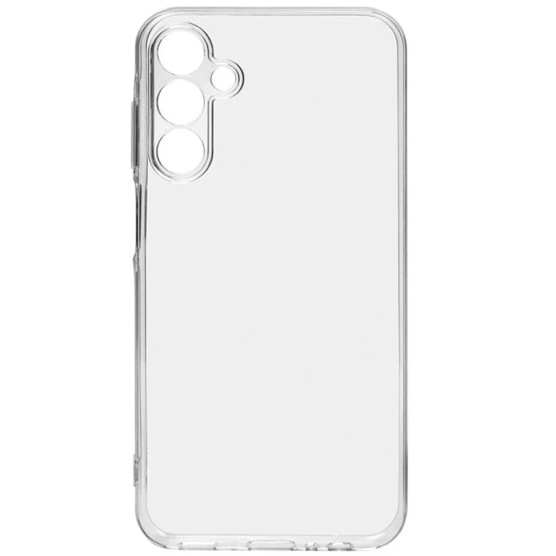 Ультратонкий силіконовий чохол 1,5 мм з захистом камери на Samsung Galaxy A15 4G/5G – Безбарвний (прозорий). Фото 4 з 5