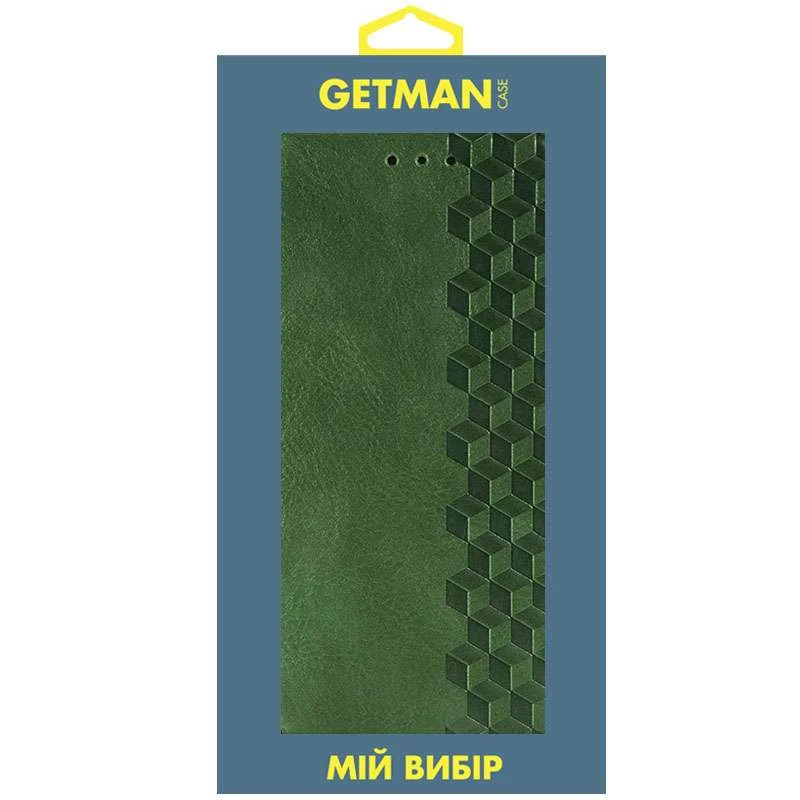 Чохол книжка GETMAN Cubic для Xiaomi Redmi Note 11 Pro 4G/5G – Зелений. Фото 5 з 6