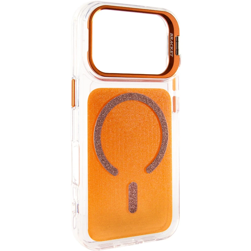 Чохол TPU+PC Jewel Sparkle with MagSafe для Apple iPhone 17 Pro (6.3") – Orange Sparkle. Фото 2 з 7