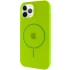 Чехол Silicone Armor Max with MagSafe для Apple iPhone 12 Pro (6.1") – Салатовый / Neon green. Фото 1 из 6