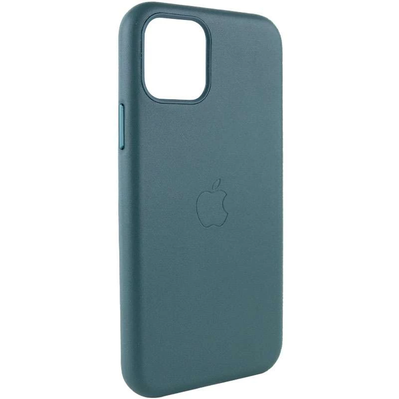 Шкіряний чохол Silicone Case Soft на Apple iPhone 11 Pro (5.8") – Pine green. Фото 4 з 9