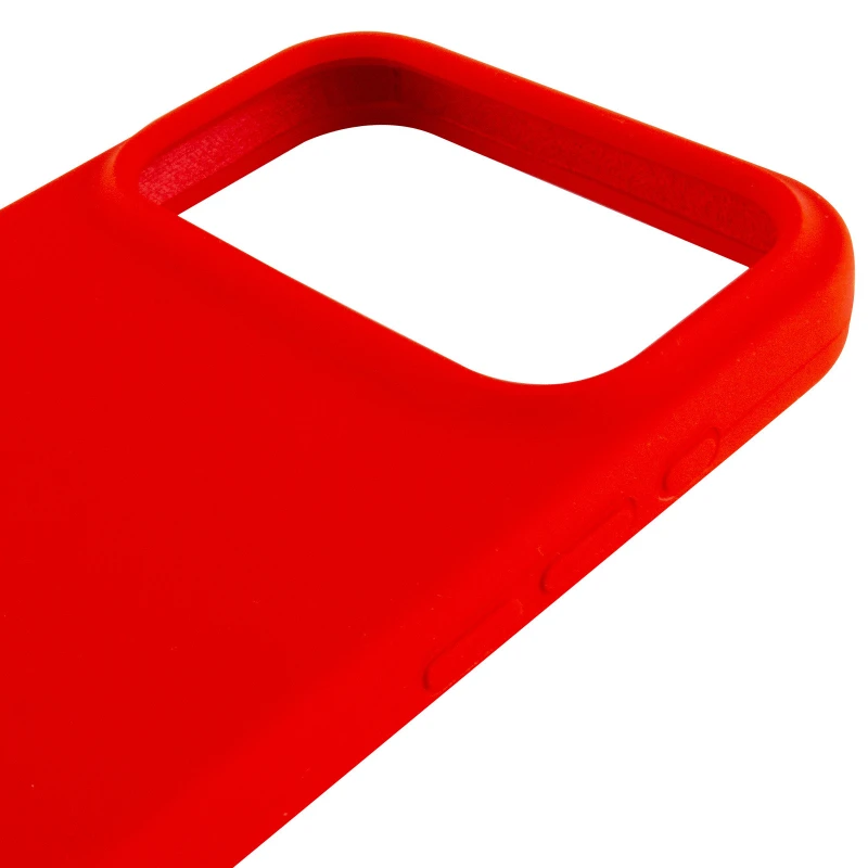 Чохол Silicone Case з закритим низом на Apple iPhone 17 Pro (6.3") – Червоний / Red. Фото 5 з 6
