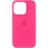 Чохол Silicone Case (AA) Logo with MagSafe для Apple iPhone 15 Pro (6.1") – Рожевий / Barbie pink. Фото 1 з 6