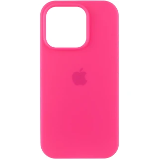 Чохол Silicone Case (AA) Logo with MagSafe для Apple iPhone 15 Pro Max (6.7") фото 1 з 6