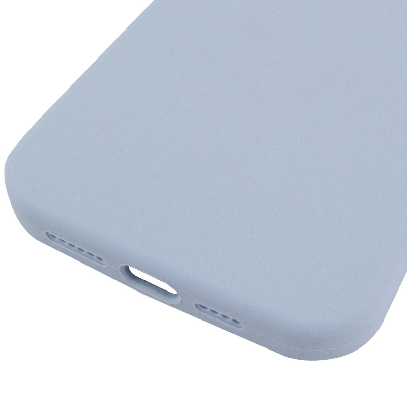 Чохол Silicone Case (AA) Logo with MagSafe для Apple iPhone 15 Pro Max (6.7") – Блакитний / Lilac Blue. Фото 6 з 6