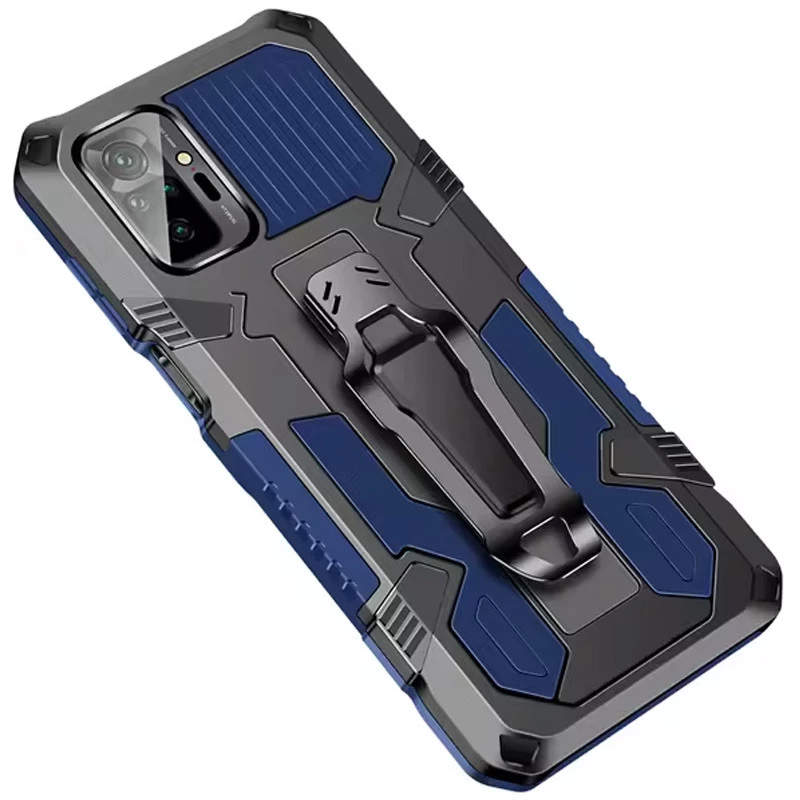 

Протиударний чохол Defender Clip на Xiaomi Redmi Note 10 Pro Max (Blue)