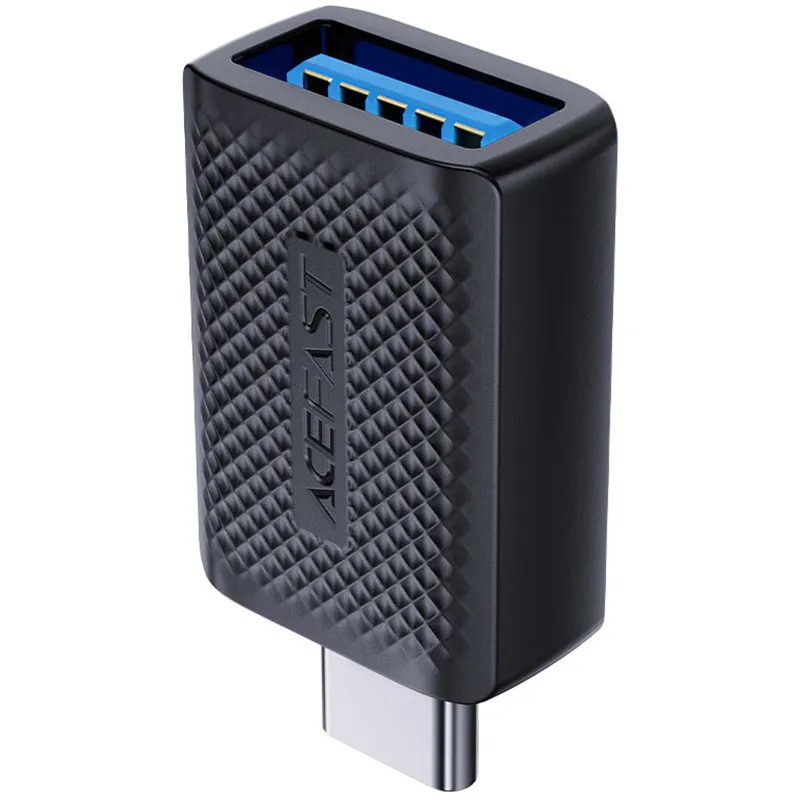 Перехідник Acefast J1 Type- Male to USB Female – Black. Фото 1 з 5