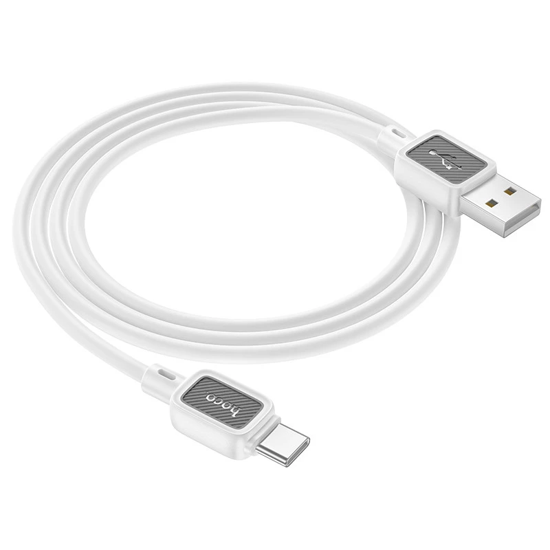 Дата кабель Hoco X108 Benefit USB to Type-C 3A (1m) – White. Фото 2 из 4
