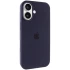 Чехол Silicone Case с закрытым низом для Apple iPhone 17 (6.3") – Темно-синий / Midnight blue. Фото 1 из 6