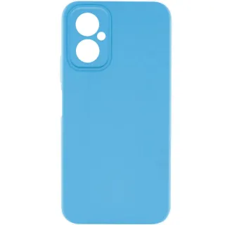 Чохол Silicone Cover Ummi Lakshmi Full Camera (AA) для Motorola Moto G55 — Блакитний / Sky Blue
