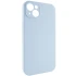 Чехол с защитой камеры Silicone Case для Apple iPhone 15 (6.1") – Голубой / Sweet Blue. Фото 2 из 6