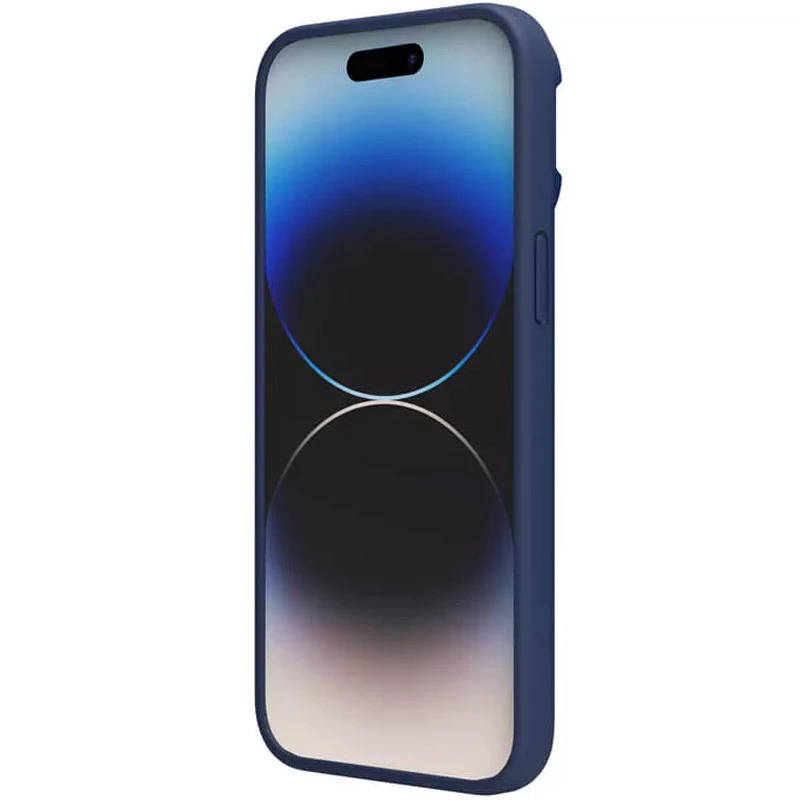 Чохол Nillkin Silicone LensWing Magnetic з закритою камерою на Apple iPhone 14 Pro (6.1") – Синій / Blue. Фото 3 з 8