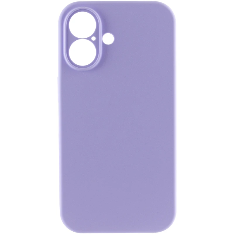 Чохол Silk Full Camera Protective (AA) NO LOGO для Apple iPhone 16 Plus – Бузковий / Dasheen. Фото 3 з 7