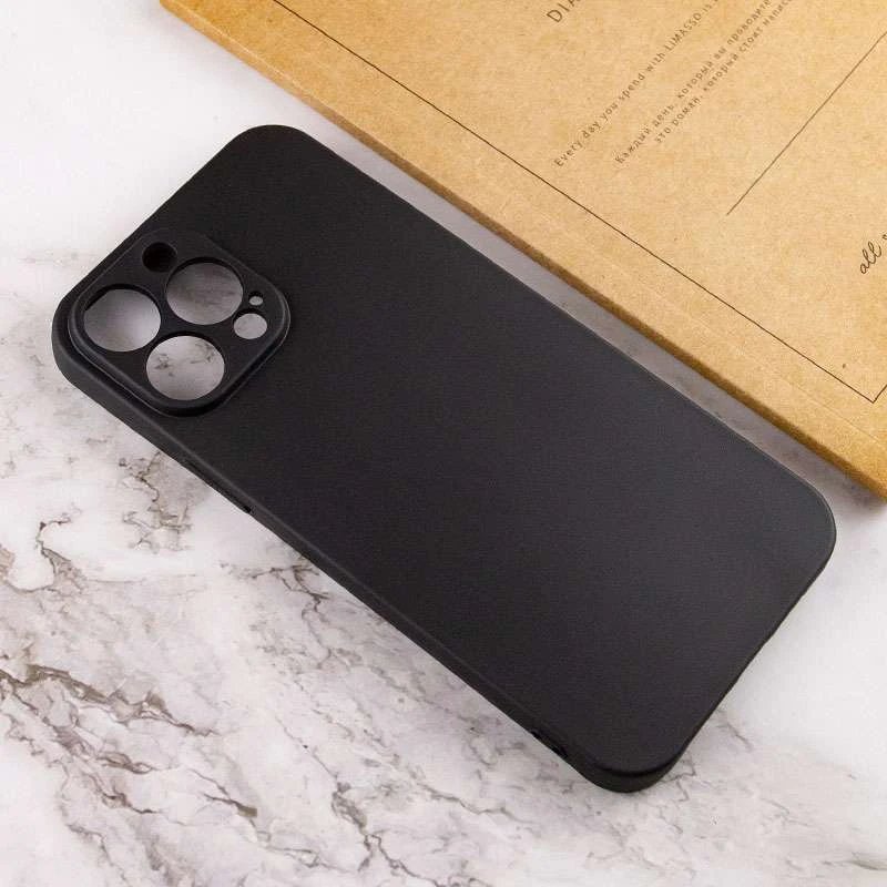 Чёрный силиконовый чехол Epik с защитой камеры для Apple iPhone 13 Pro Max (6.7") – Черный. Фото 4 из 5