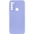 Цветной силиконовый чехол GETMAN с закрытой камерой на Xiaomi Redmi Note 8T – Сиреневый / Light purple. Фото 1 из 1