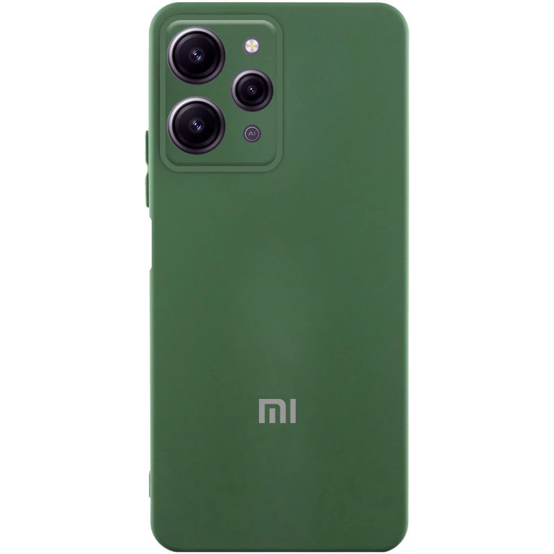 Чохол Silicone Case Lakshmi Premium L з закритою камерою на Xiaomi Redmi 12 – Зелений / Cyprus Green. Фото 1 з 3