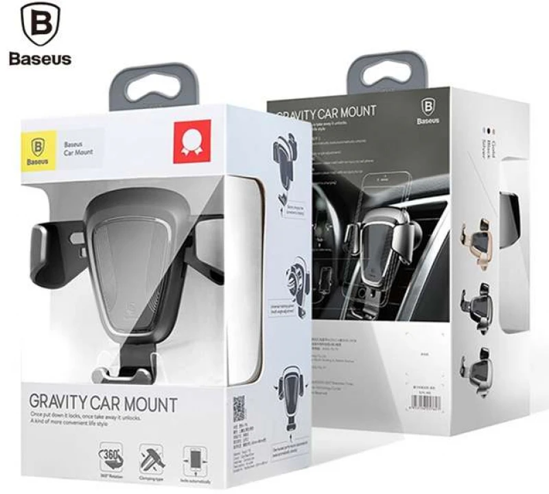 Автотримач Baseus Gravity Car Mount фото 8 з 8