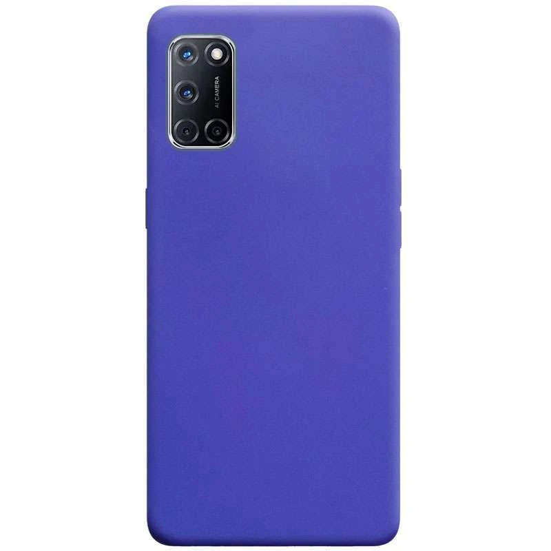 

Кольоровий силіконовий чохол на Oppo A57s (Бузковий)