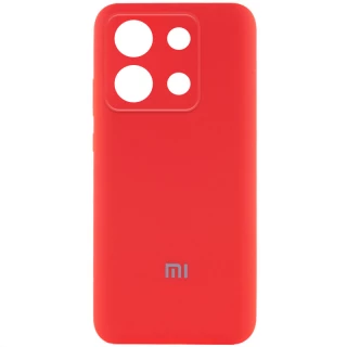 Чехол Silicone Case с закрытым низом и защитой камеры для Xiaomi Redmi Note 13 5G фото 1 из 3
