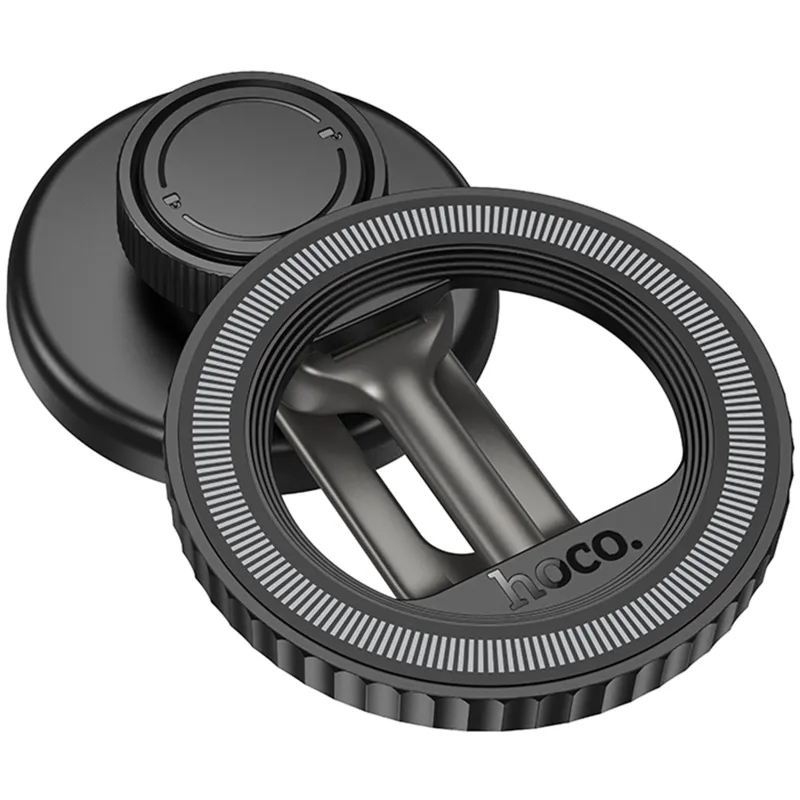 Автотримач Hoco H77 View (center console) – Black / Metal gray. Фото 4 з 6