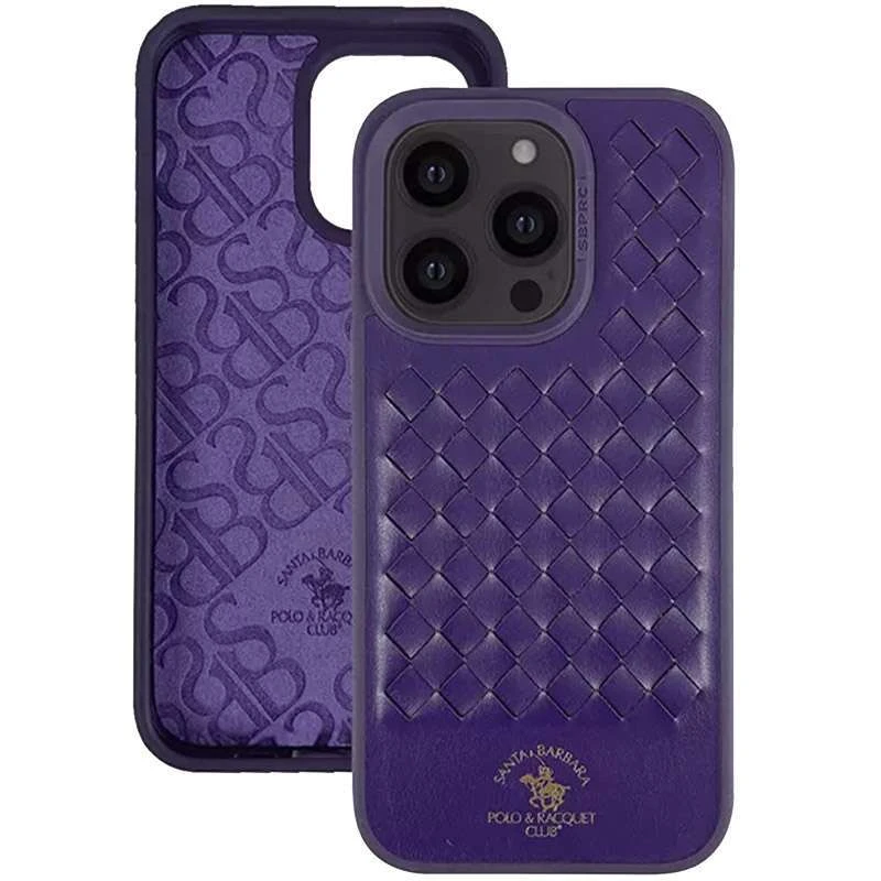 Кожаный чехол Polo Santa Barbara для Apple iPhone 14 Pro (6.1") – Purple. Фото 3 из 4