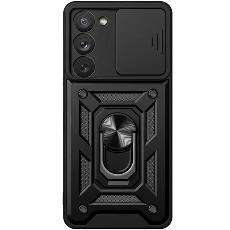 Удароміцний чохол Ummi Camshield Serge Ring (in box) для Xiaomi Redmi 15 4G (Global) / 5G – Чорний / Black. Фото 4 з 6