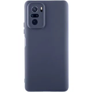 Чохол Silicone Cover Ummi Lakshmi Full Camera (AA) для Xiaomi Redmi Note 10 / Note 10s — Синій / Midnight blue